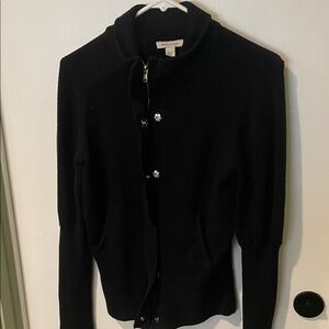 Black stretchy cardigan